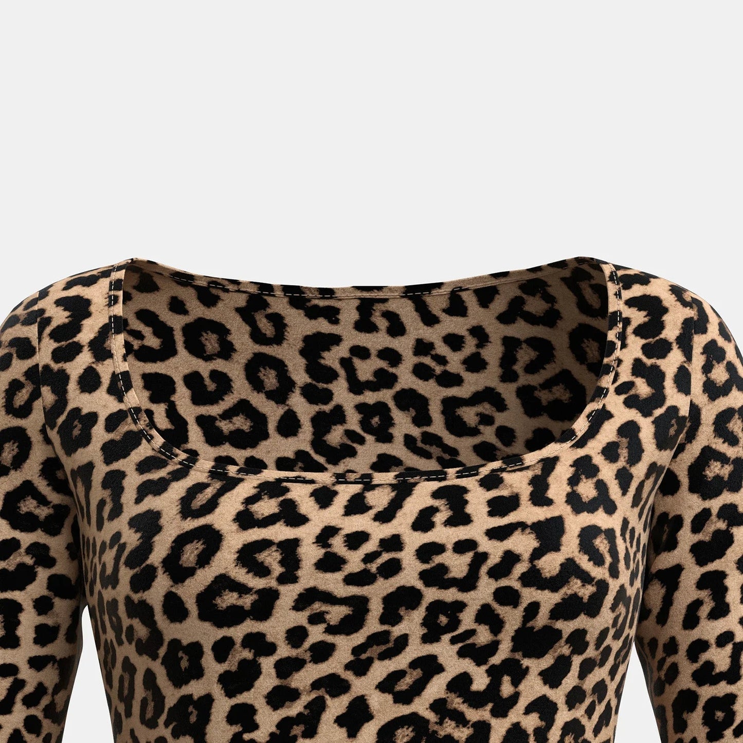 WW | Long-Sleeved Leopard Top