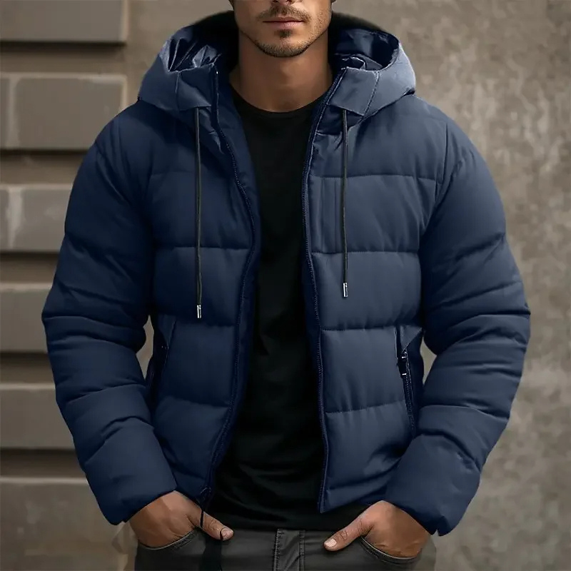 WW | Puffer Jacke mit Kapuze und Reißverschlusstaschen - Winterjacke