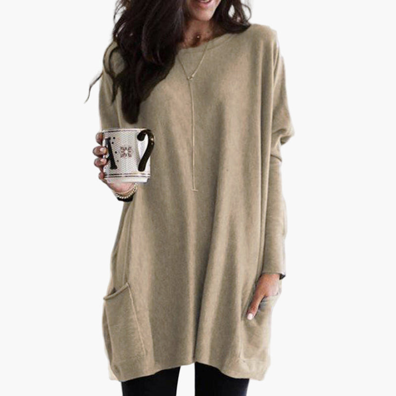 WW | Longpullover im Oversize-Stil - Bequemer Casual-Look für Herbst und Winter