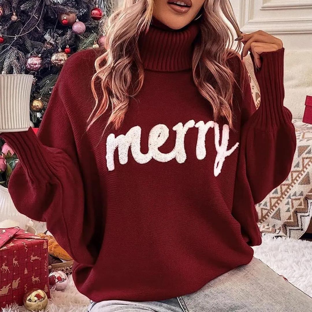 WW | Festlicher Pullover für Frauen mit Rollkragen