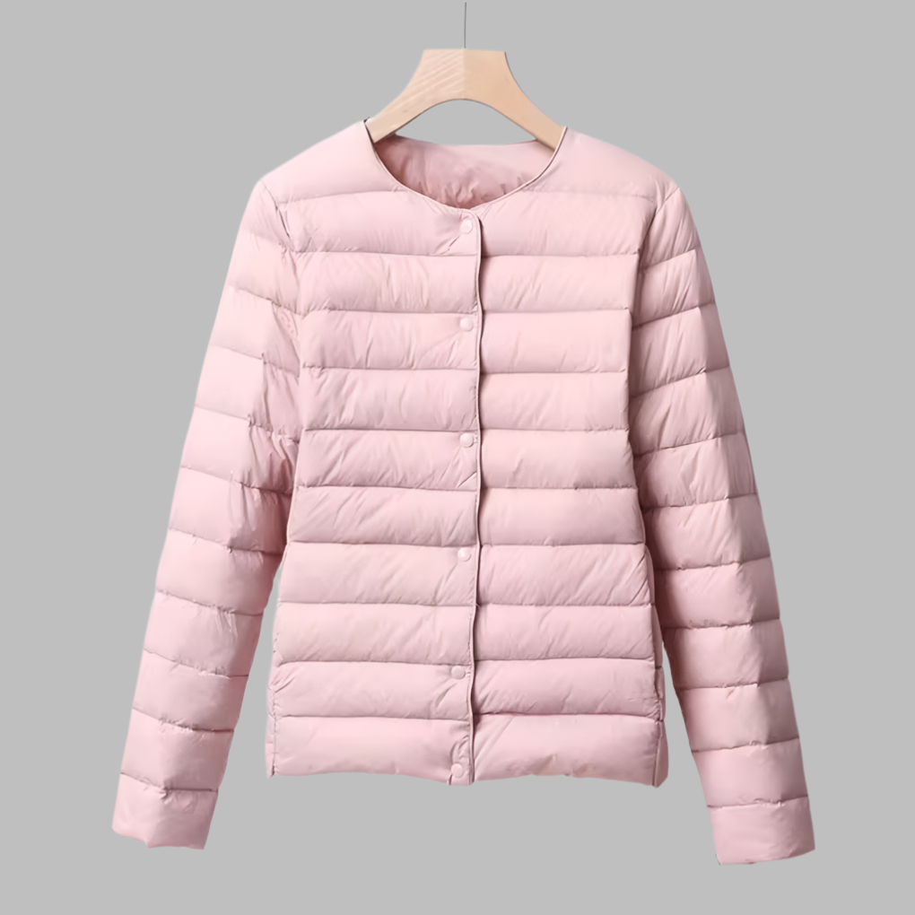 WW | Quilted Jacket Without Collar for Spring and Winter