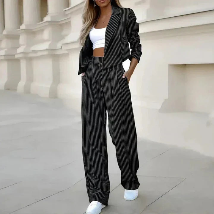WW | 2 Teiliges Blazeranzug Und Weite Hose Für Damen