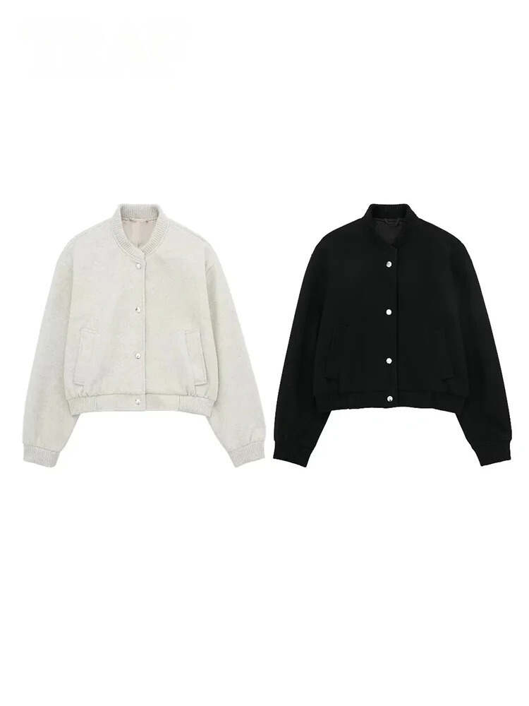 WW | Bomber jacket with trim
