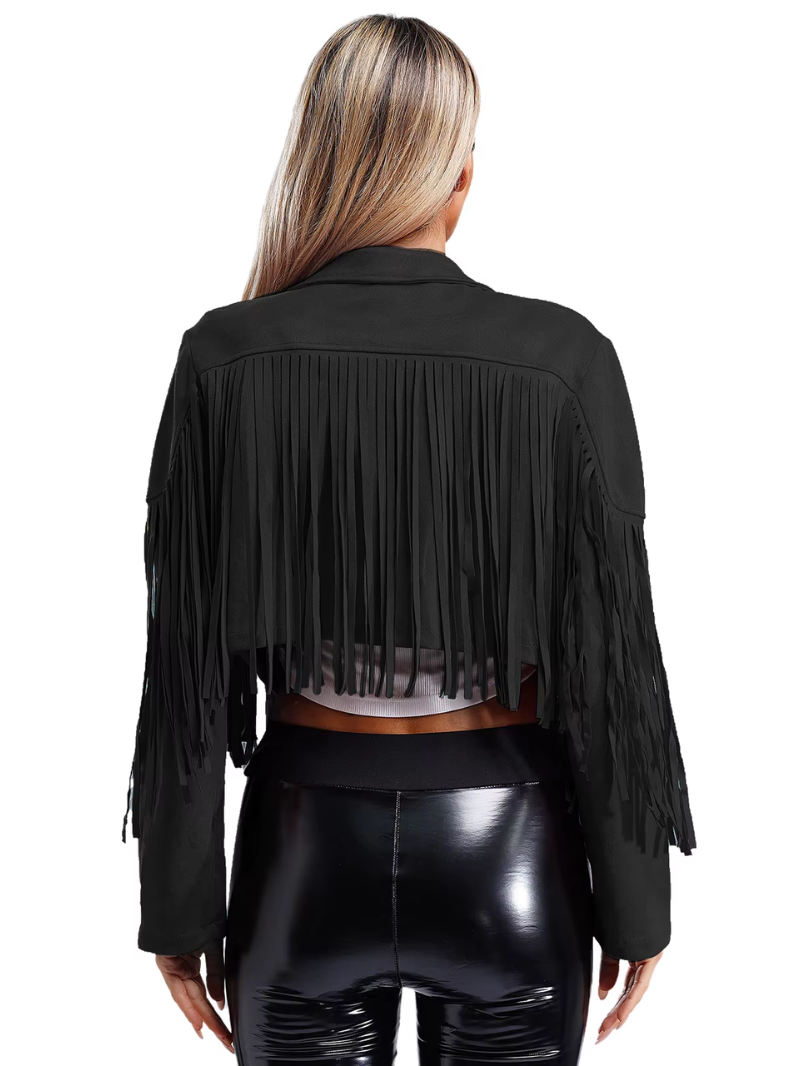 WW | Brown jacket with fringes