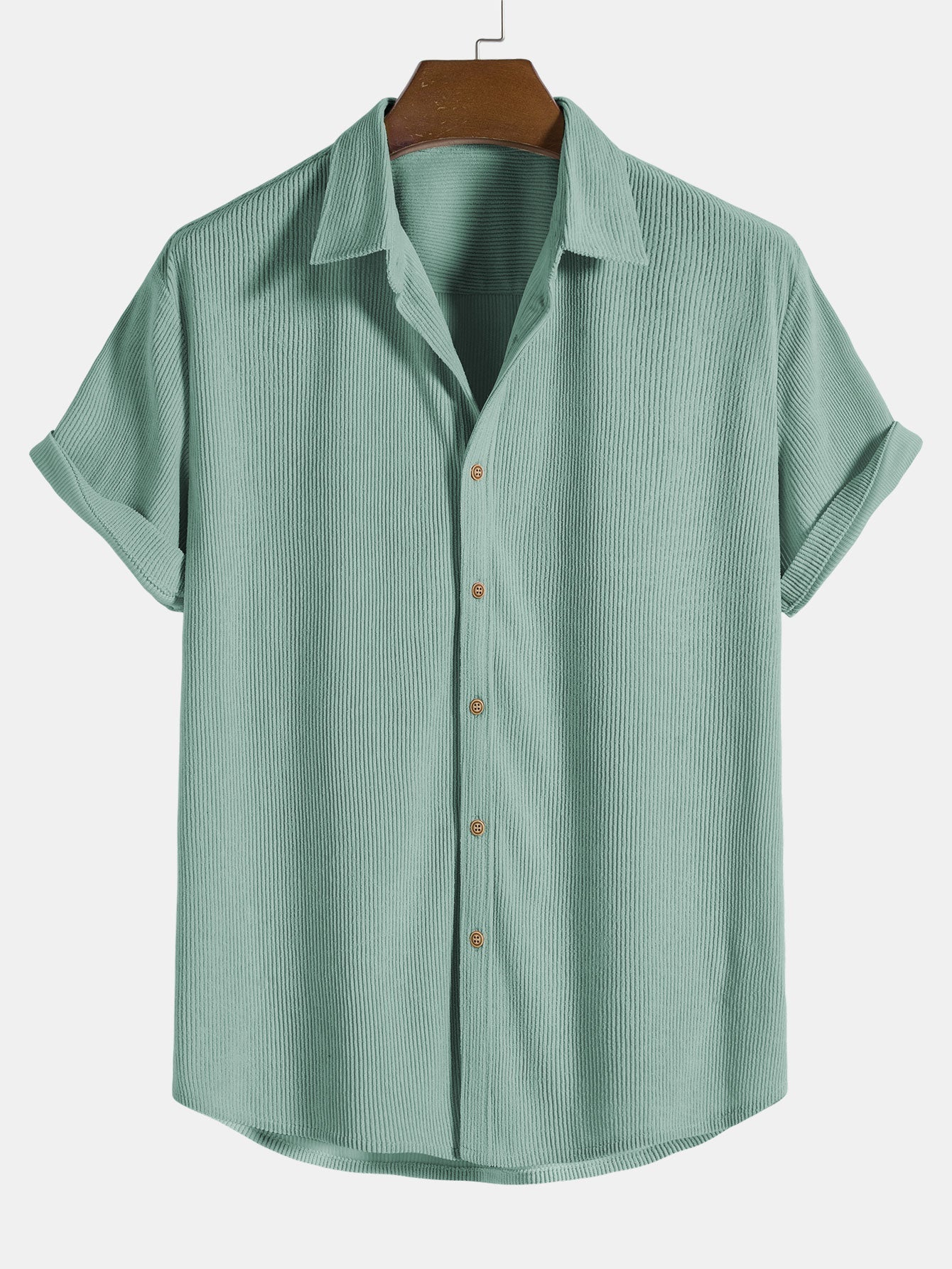 Corduroy shirt and shorts