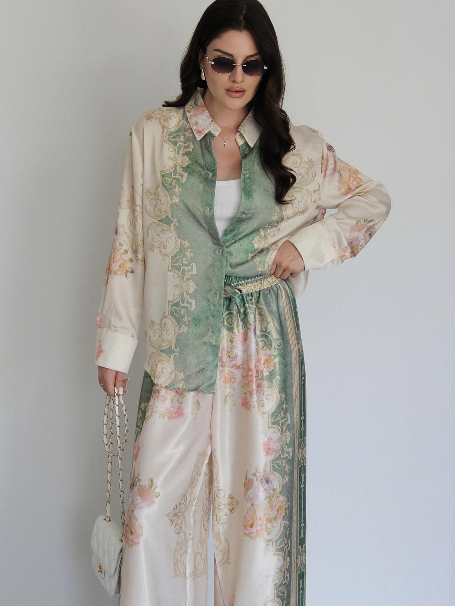 Elvara™ | Baroque Satin Set