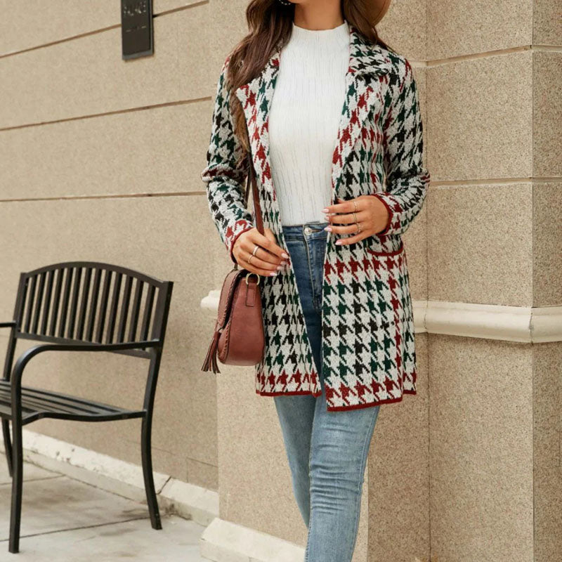 WW | Geometric Knit Coat