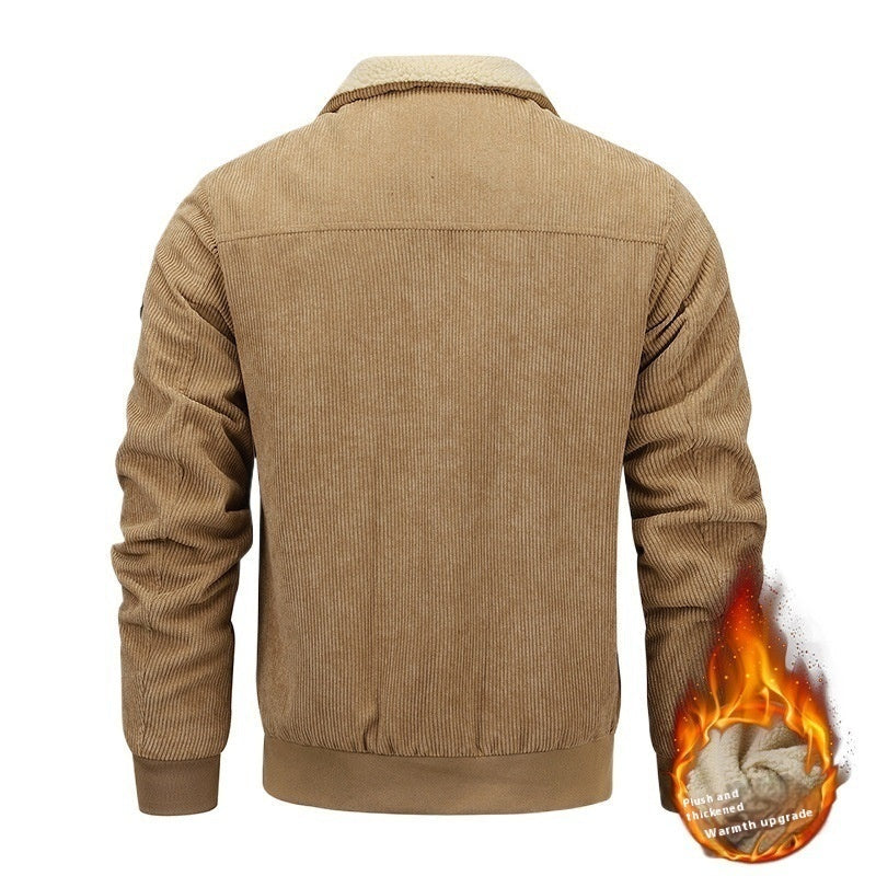 WW | Cordjacke mit warmem Kragen für Männer