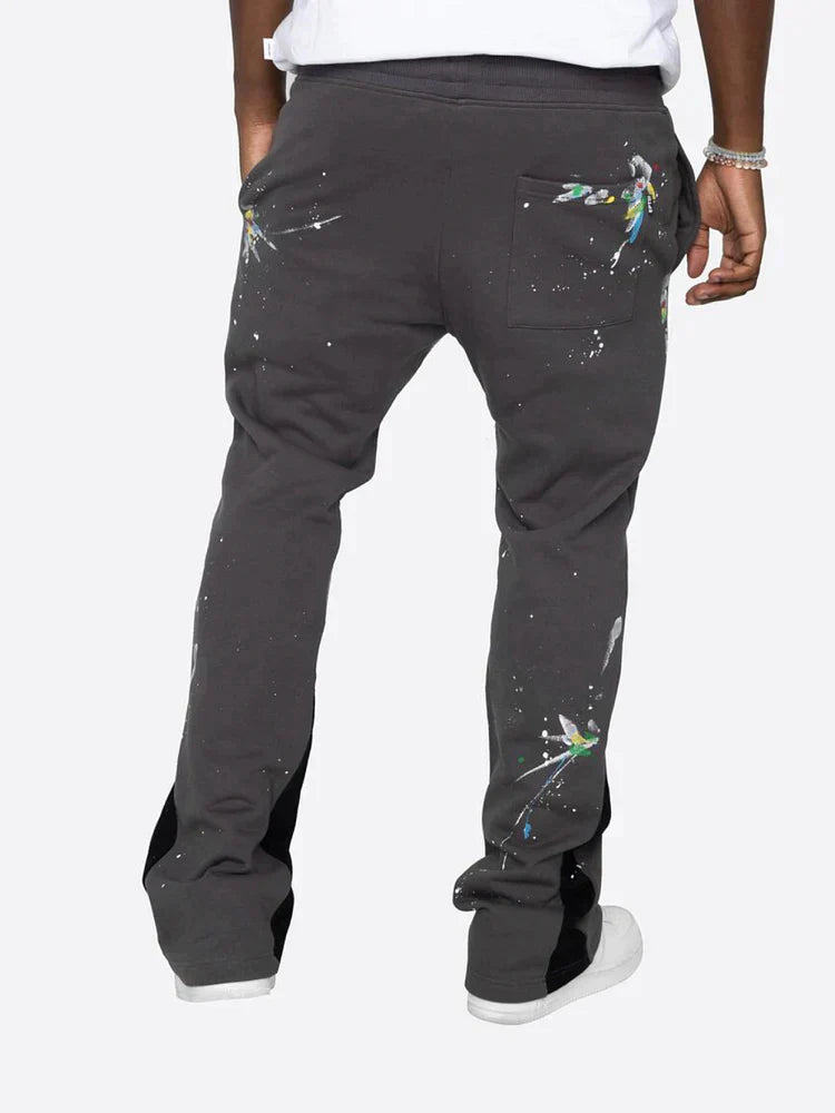 WW | Farbspritzer Flare Sweatpants