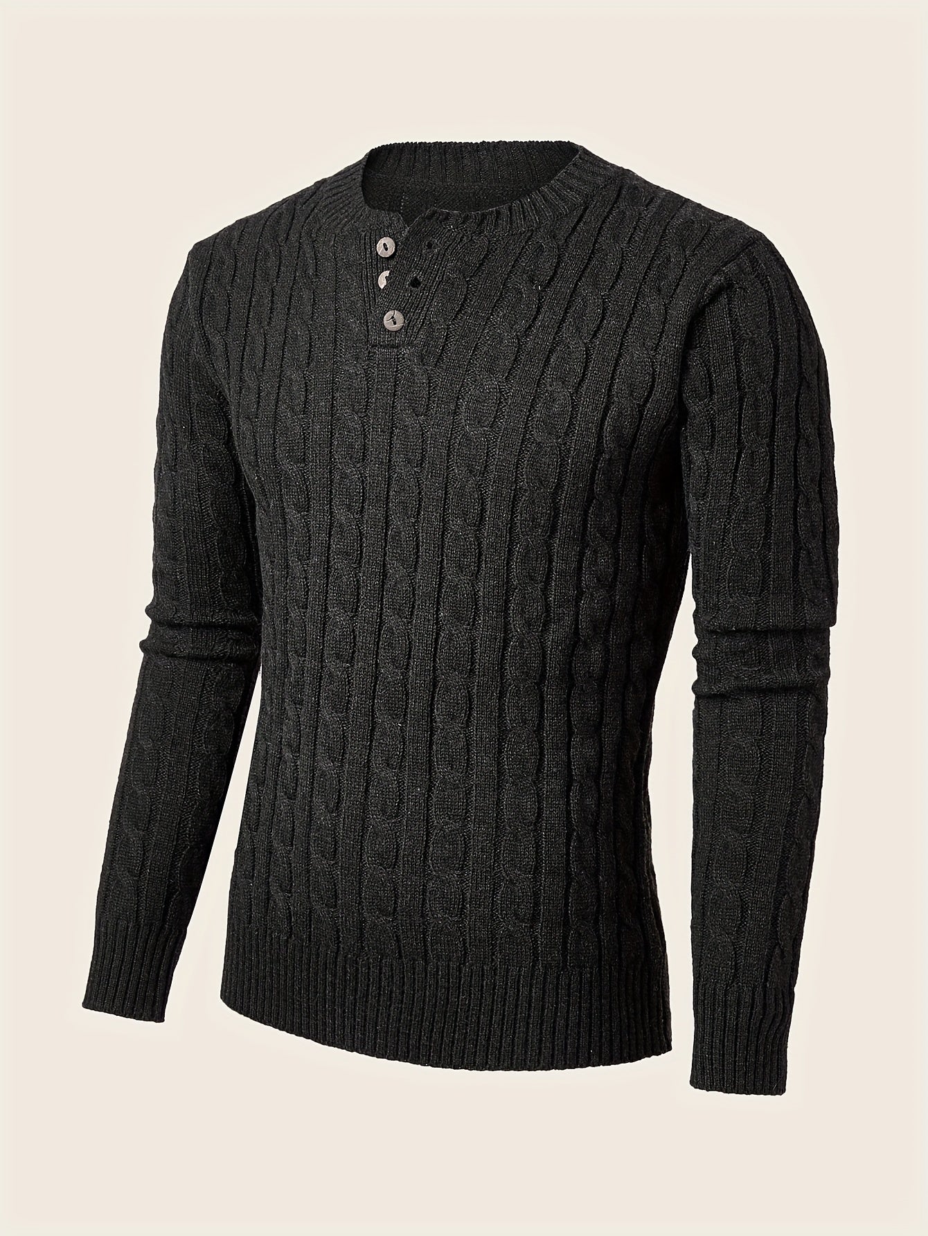 WW | Casual Men's Button-Down Sweater