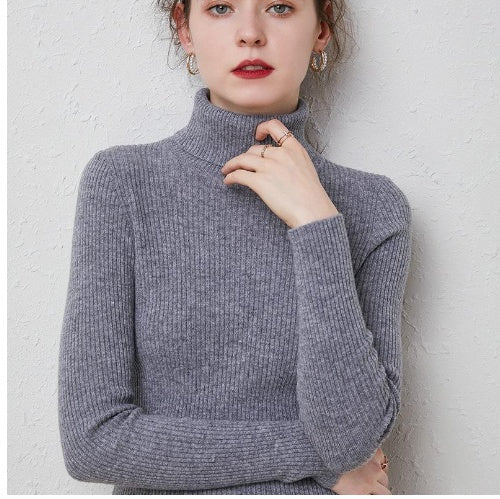 WW | Premium-Wollrollkragenpullover für Frauen