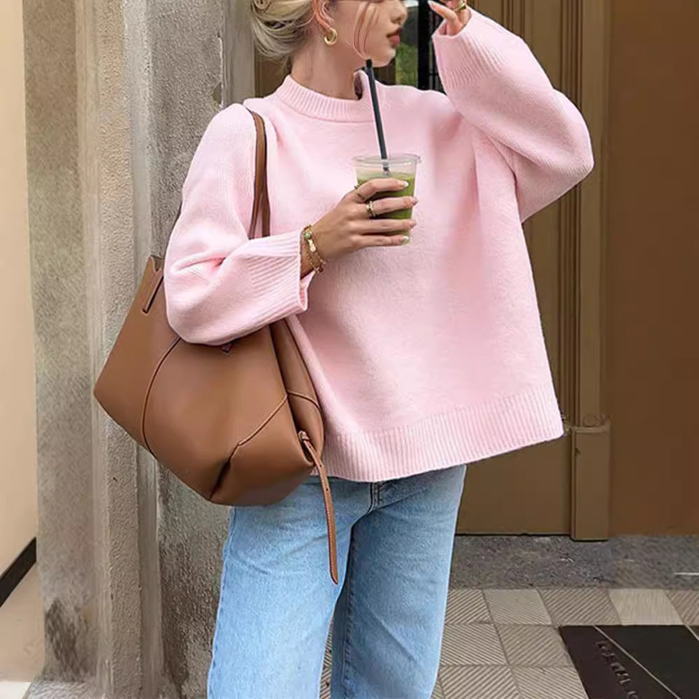 WW | Women's Oversized Round Neck Sweater