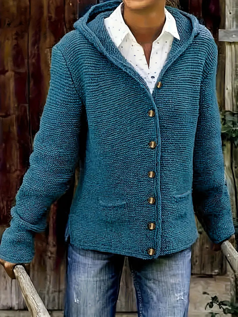 WW | Soft hooded cardigan