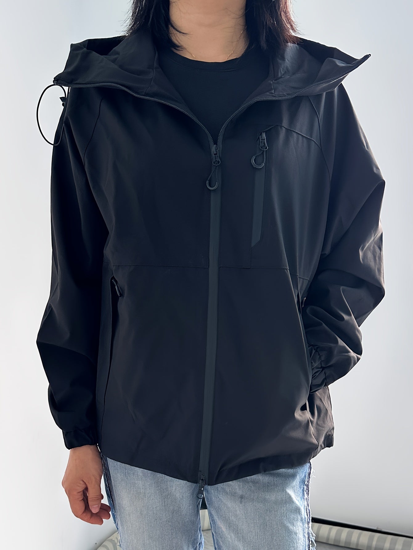 WW | Elegante Regenjacke für Frauen, wasserdicht und winddicht