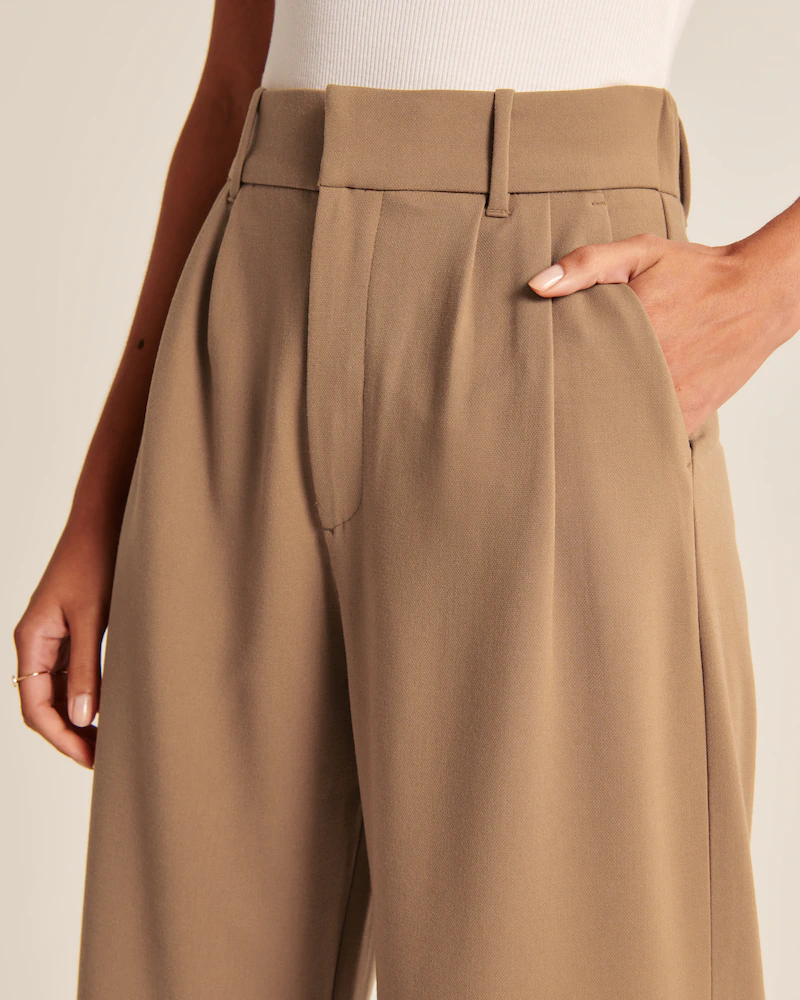 WW | High-Waisted Wide-Leg Palazzo Trousers