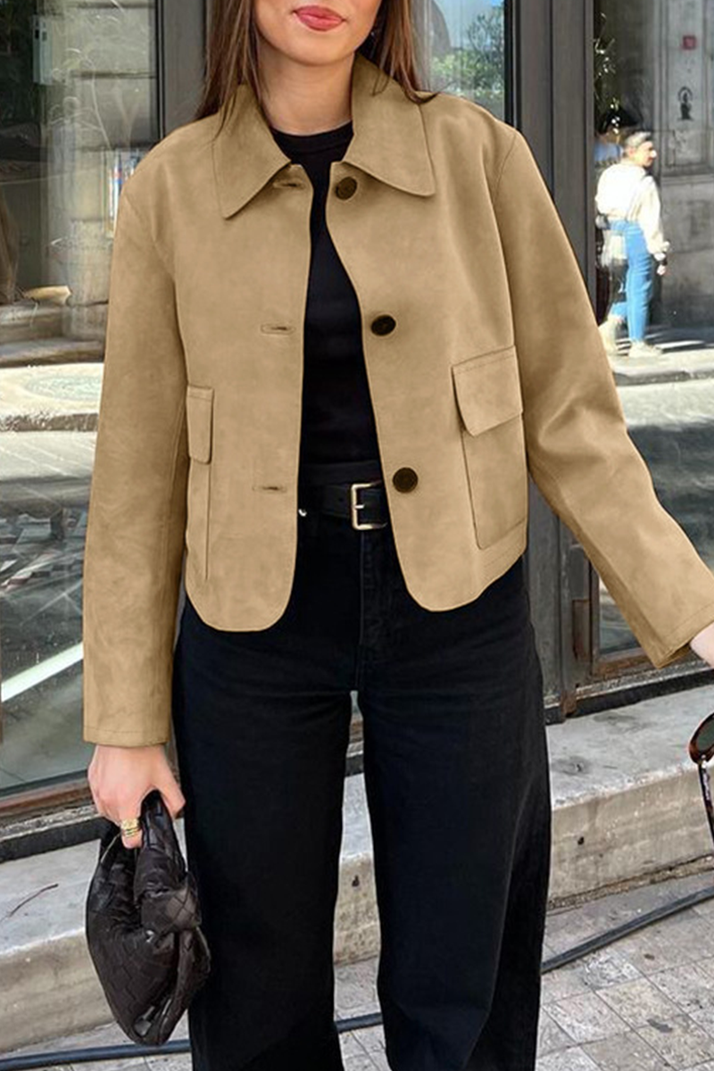 WW | Casual jacket with button-through shirt collar