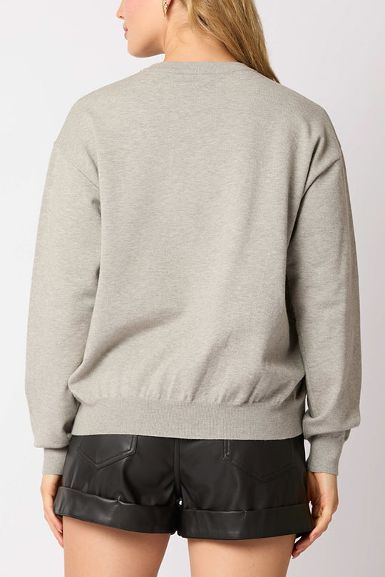 WW | Weihnachtssoldat Pailletten Mode Lässiger Sweatshirt