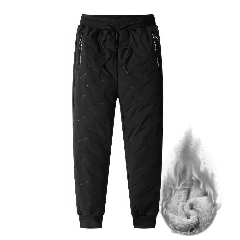 WW | Jogging Bottoms - Plush Thick Fleece Lined with Drawstring