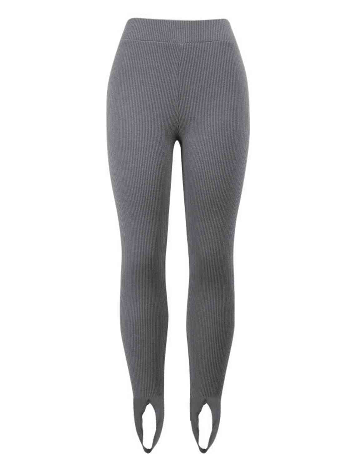 WW | Geripptes Mittel Taillen Leggings