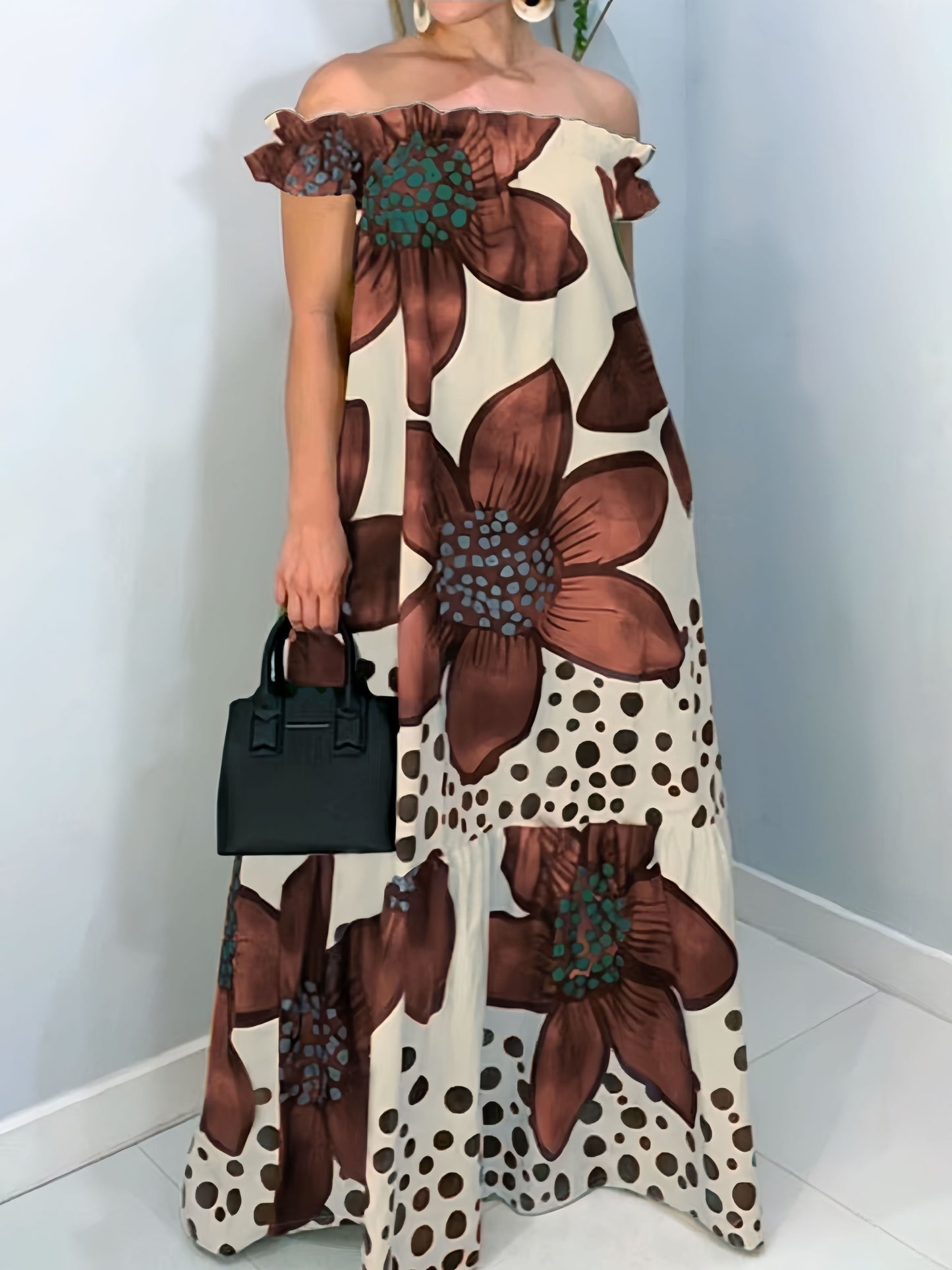 Elowen | Plus-Size Boho Maxi Dress