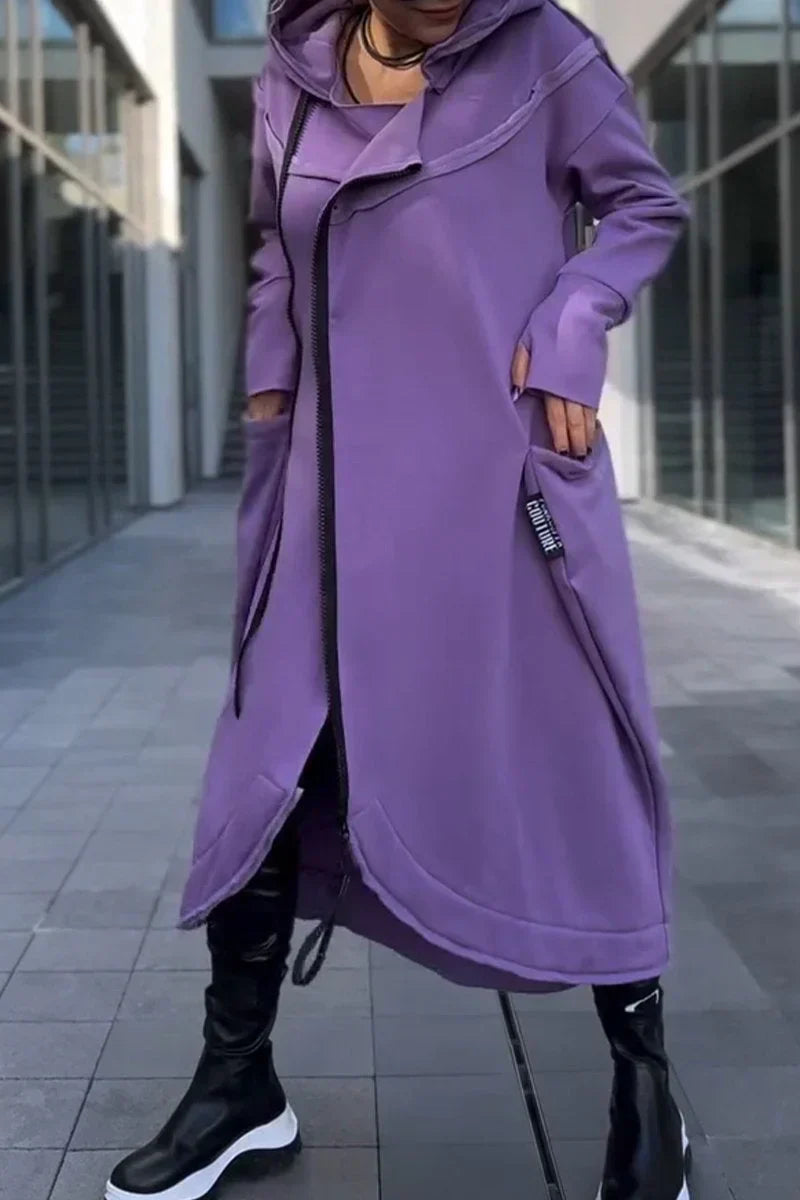 WW | Long Hoodie Dress with Modern Cut