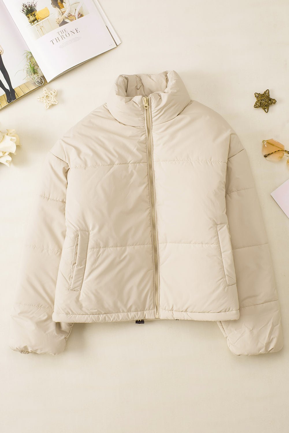 WW | Puffer Jacket - High Collar - Lightweight Warmth - Winter Casual