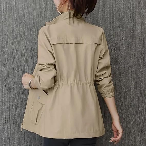 WW | Trenchcoat Mit Reißverschluss Für Frauen