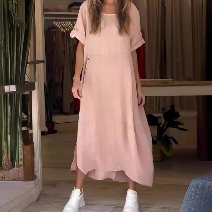 WW | Leinen Baumwolle Kleid