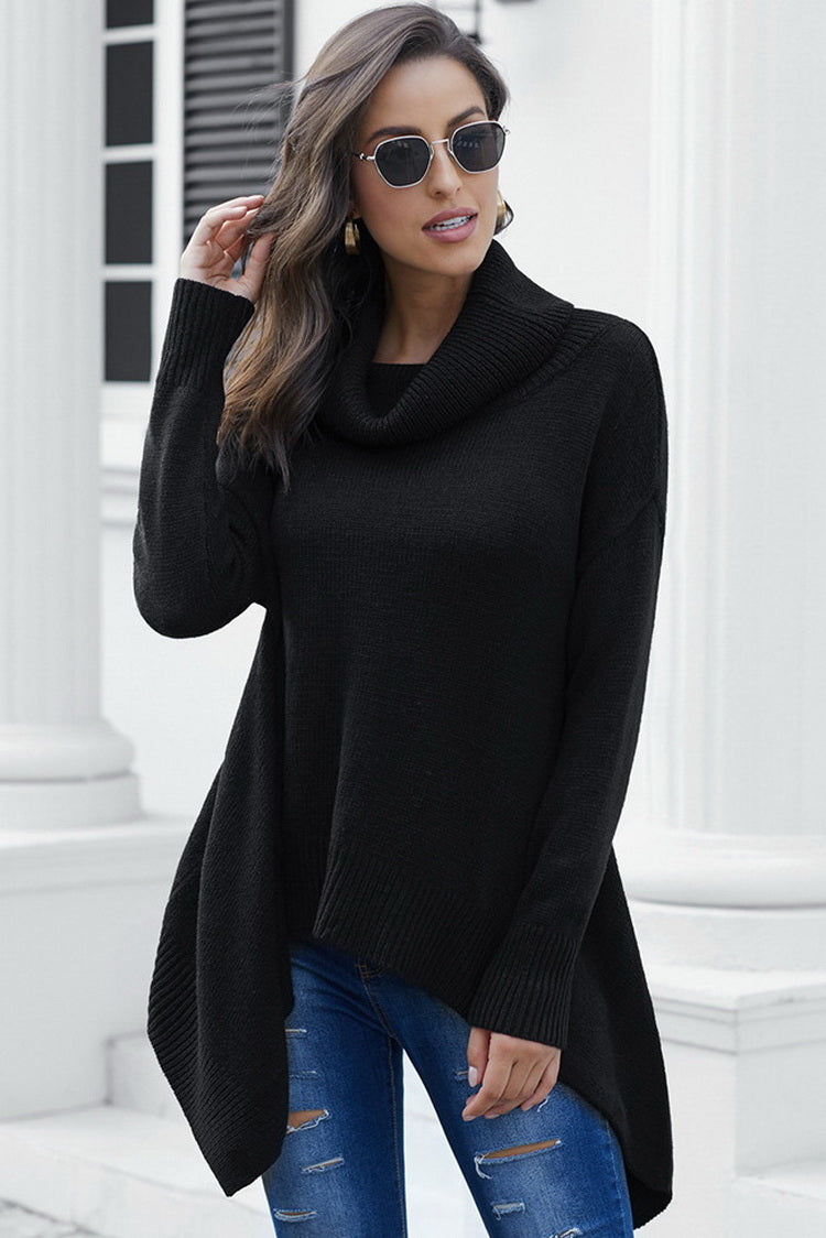 WW High-Neck Asymmetric Sweater