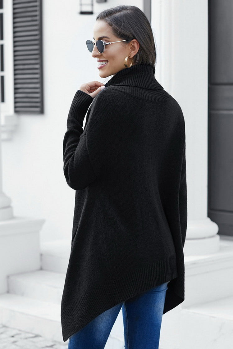 WW High-Neck Asymmetric Sweater