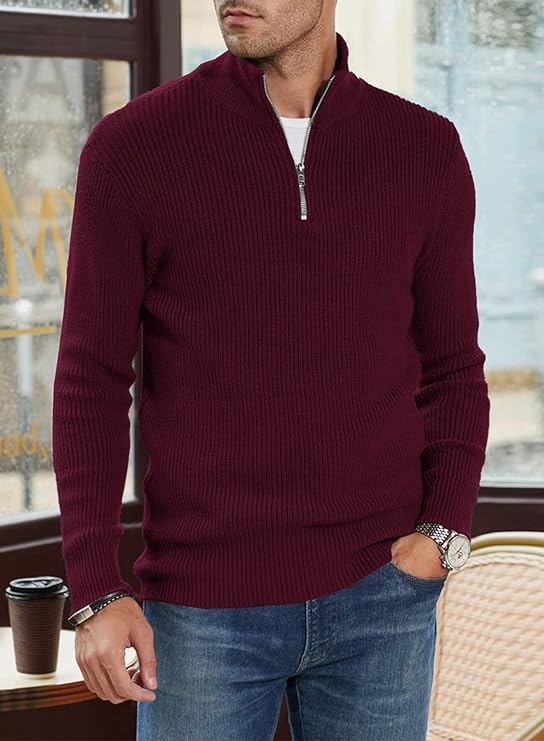WW | Stylish Zipper Sweater for Men (Italian Design)