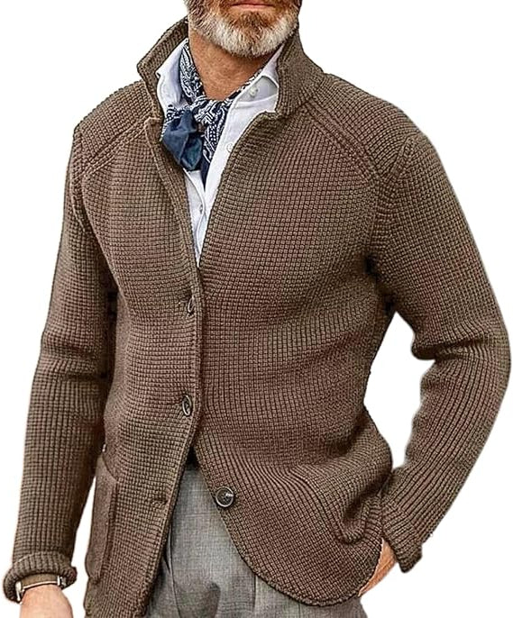 WW | Herren Freizeitjacke mit Knöpfen - Lange Ärmel