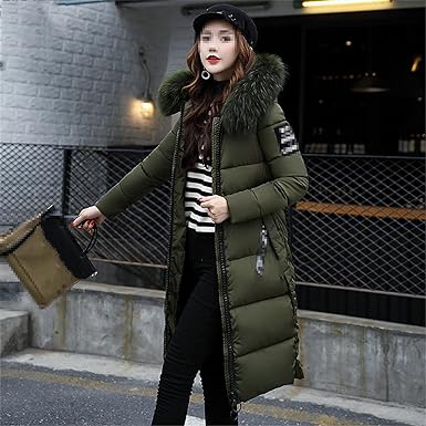 WW | Long jacket with fur collar
