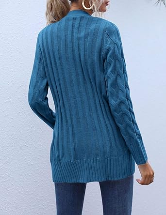 WW | Eleganter und Bequemer Zopfstrickpullover