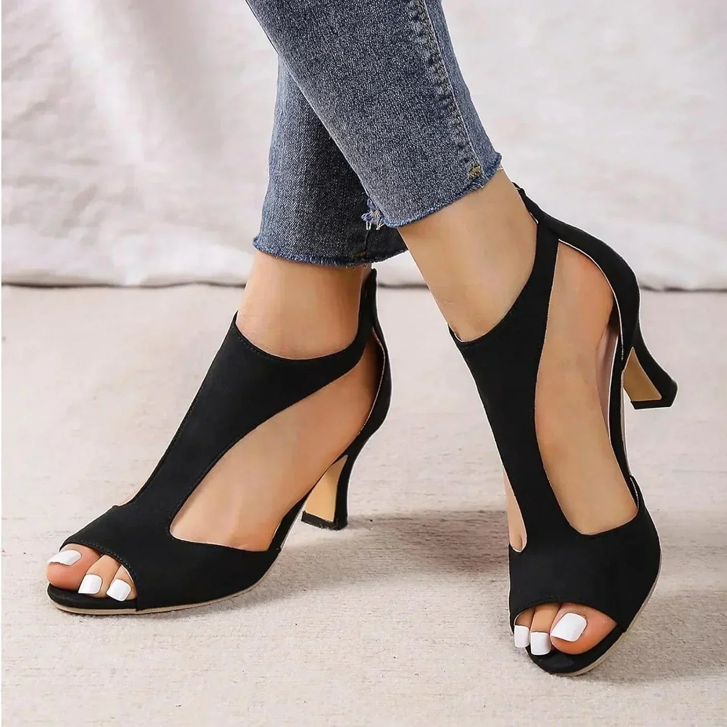 Ivy - Open-Toe Heeled Sandals