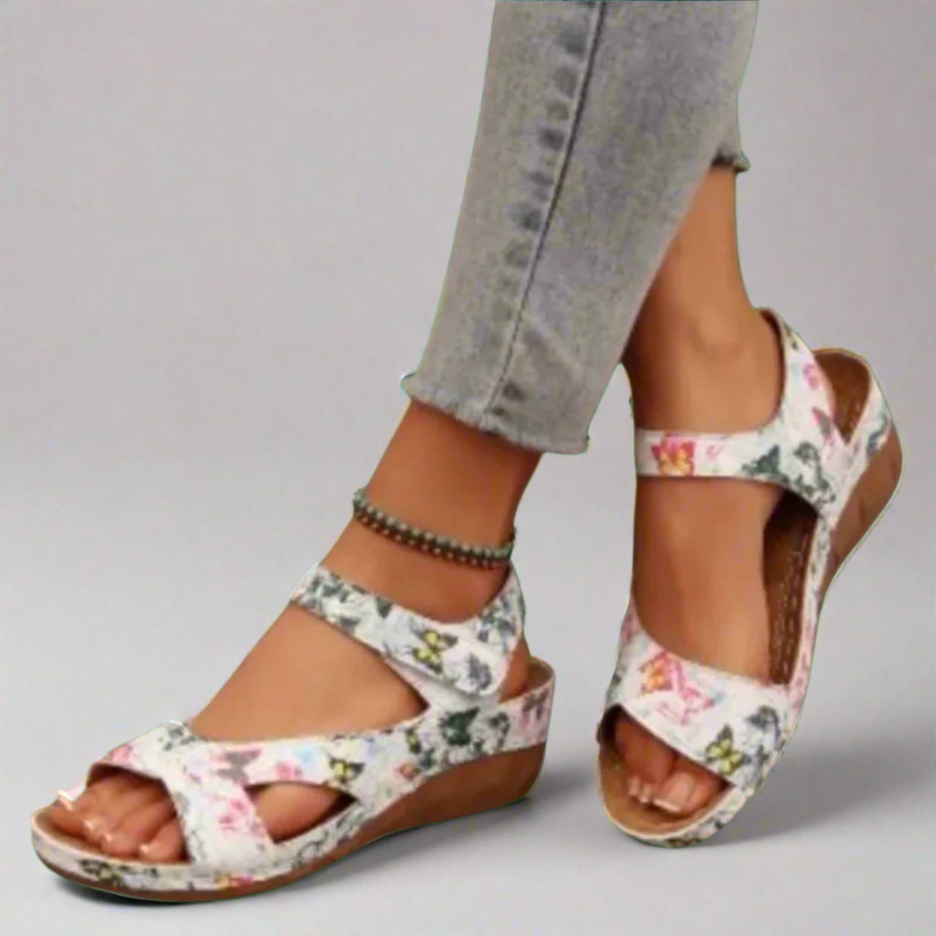 Tine™ | Handcrafted Wedge Sandals Made from Premium Material