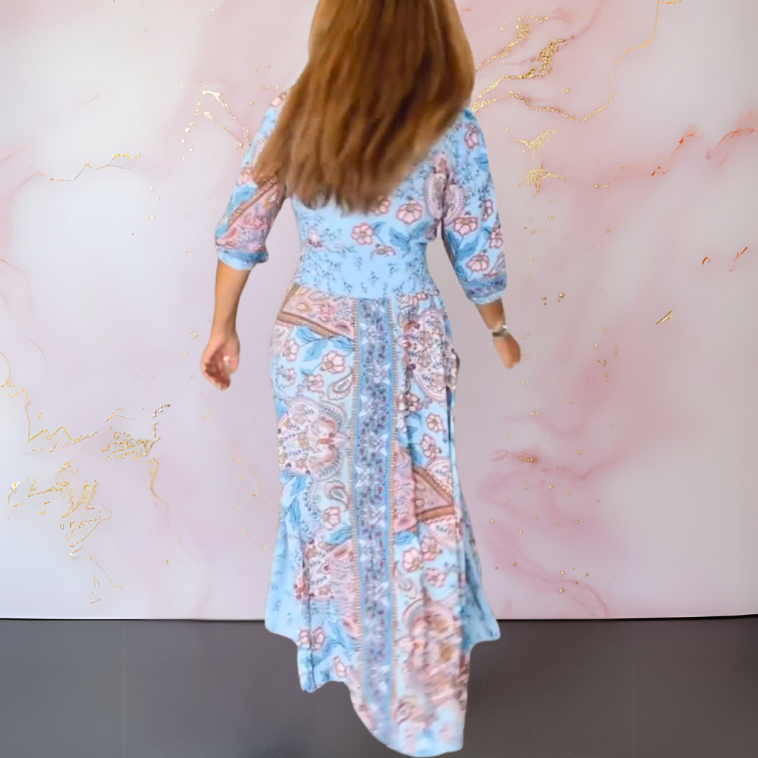 Vaida™ | Elegant V-Neck Summer Dress
