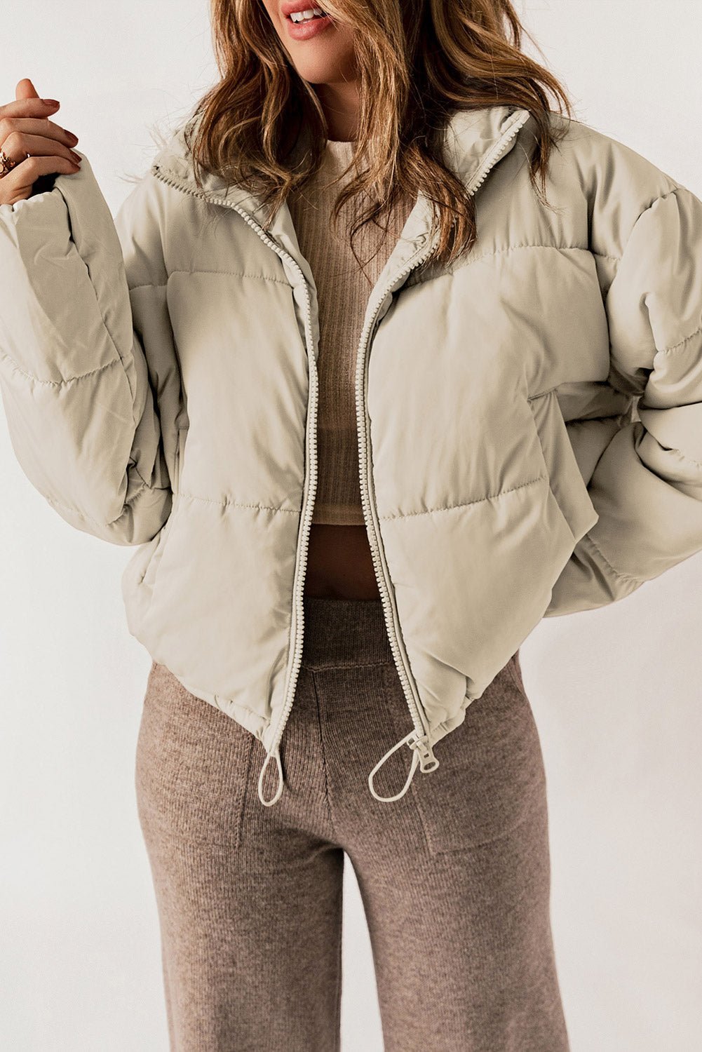 WW | Puffer Jacket - High Collar - Lightweight Warmth - Winter Casual