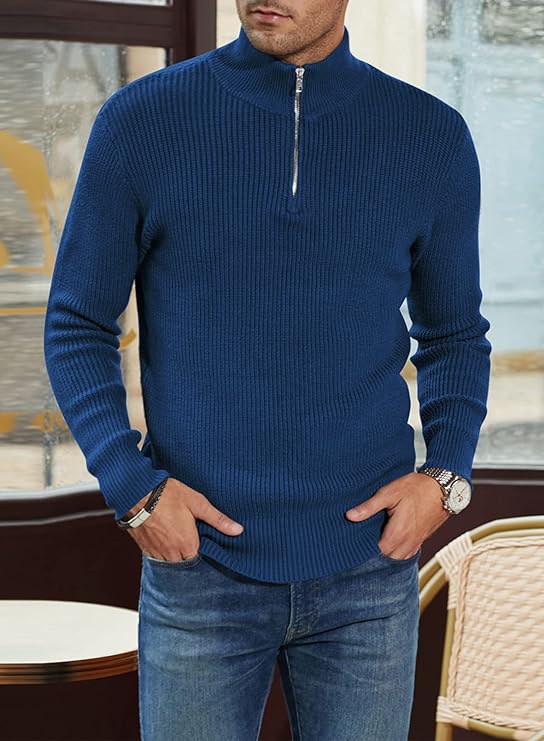WW | Stylish Zipper Sweater for Men (Italian Design)