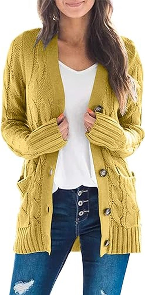 WW | Elegante Wollstrickjacke