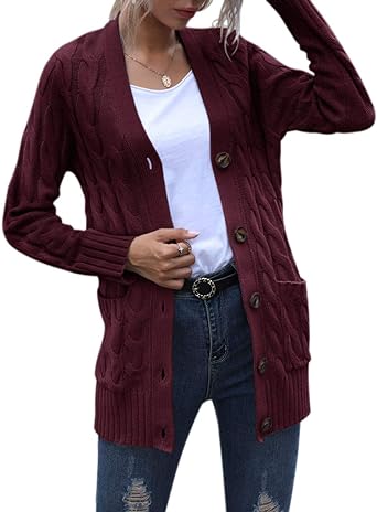 WW | Warme Wollstrickjacke
