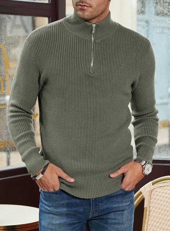WW | Stylish Zipper Sweater for Men (Italian Design)