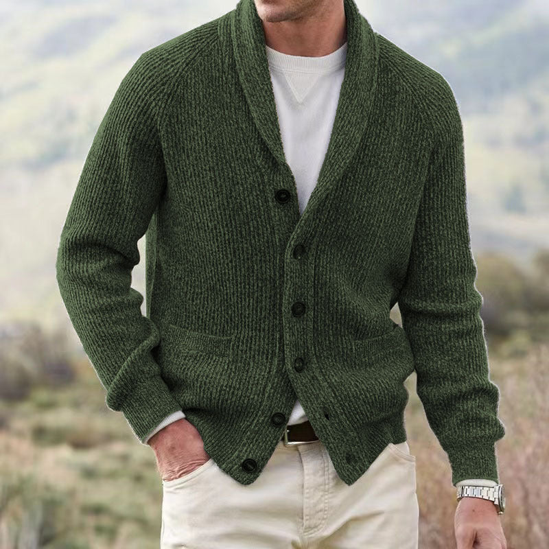 WW | Klassische Wollstrickjacke für Männer