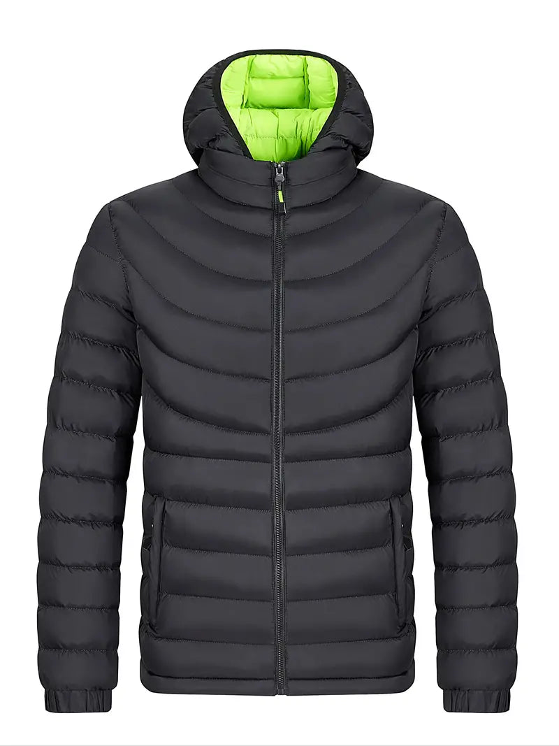 WW | Herrenjacke gefüttert mit hohem Kragen für Herbst und Winter