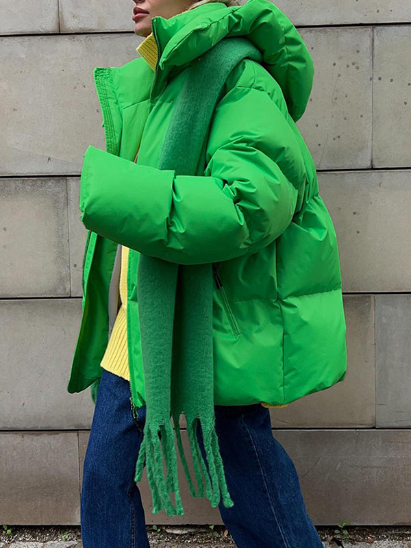 WW | Women's Warm Hooded Puffer Jacket