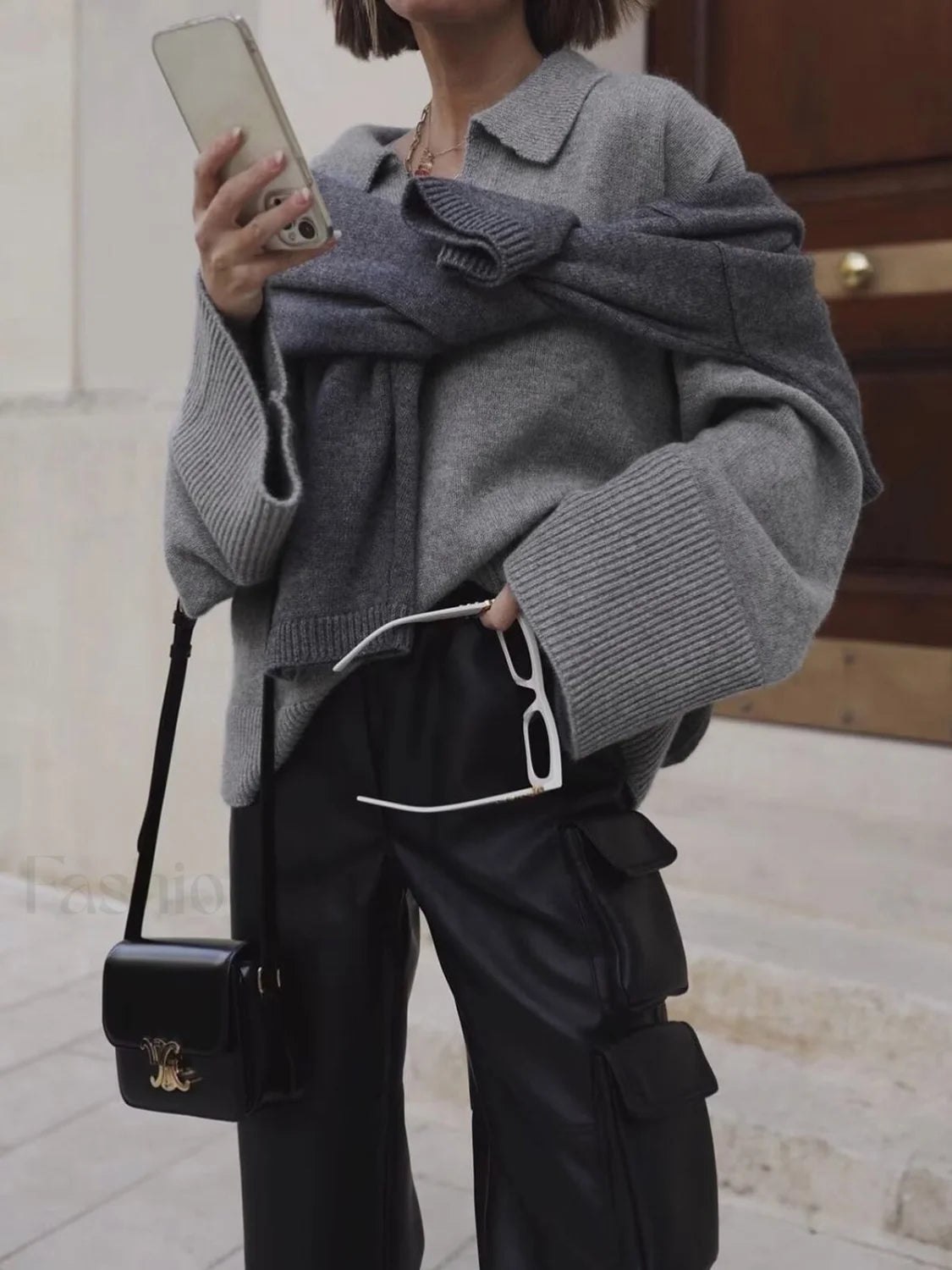 WW | Cozy minimalist oversized knit sweater