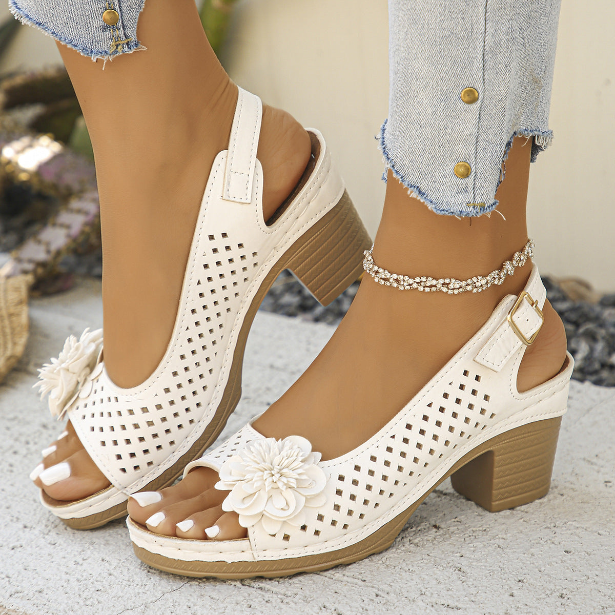 Kalani™ | Chic Floral Sandals