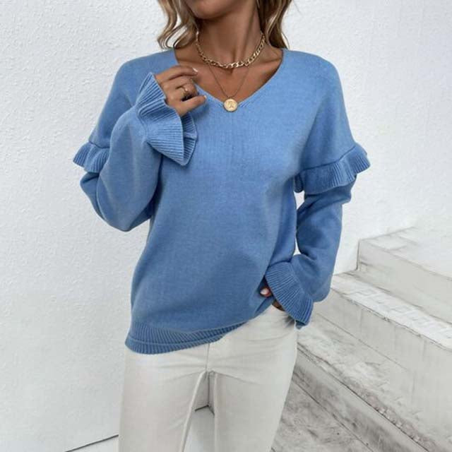 WW | Lässiger und Bequemer Strickpullover für Damen