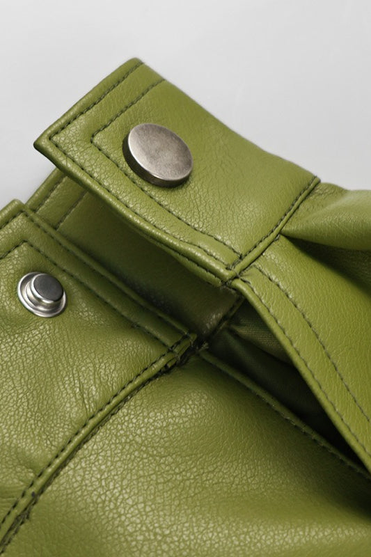 WW | Grüne Kunstlederjacke