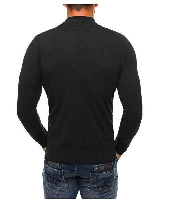 WW | Herren Rollkragenpullover mit Reißverschluss